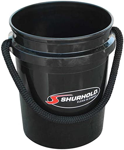 Shurhold 5 Gallon Bucket - 3/4" comfort grip nylon braided handle