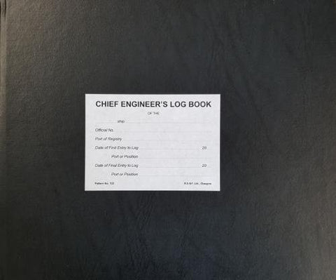 Chief Engineer's Log Book - 3 Months Numbered